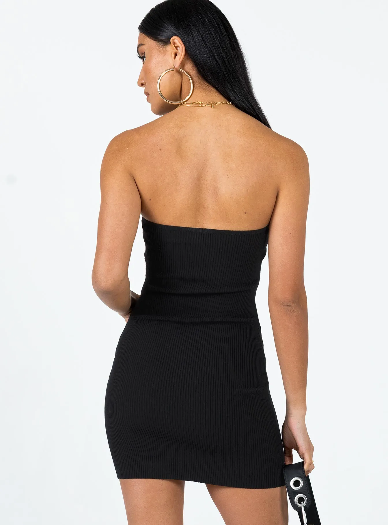 Linen Chic Kallister Mini Dress Black