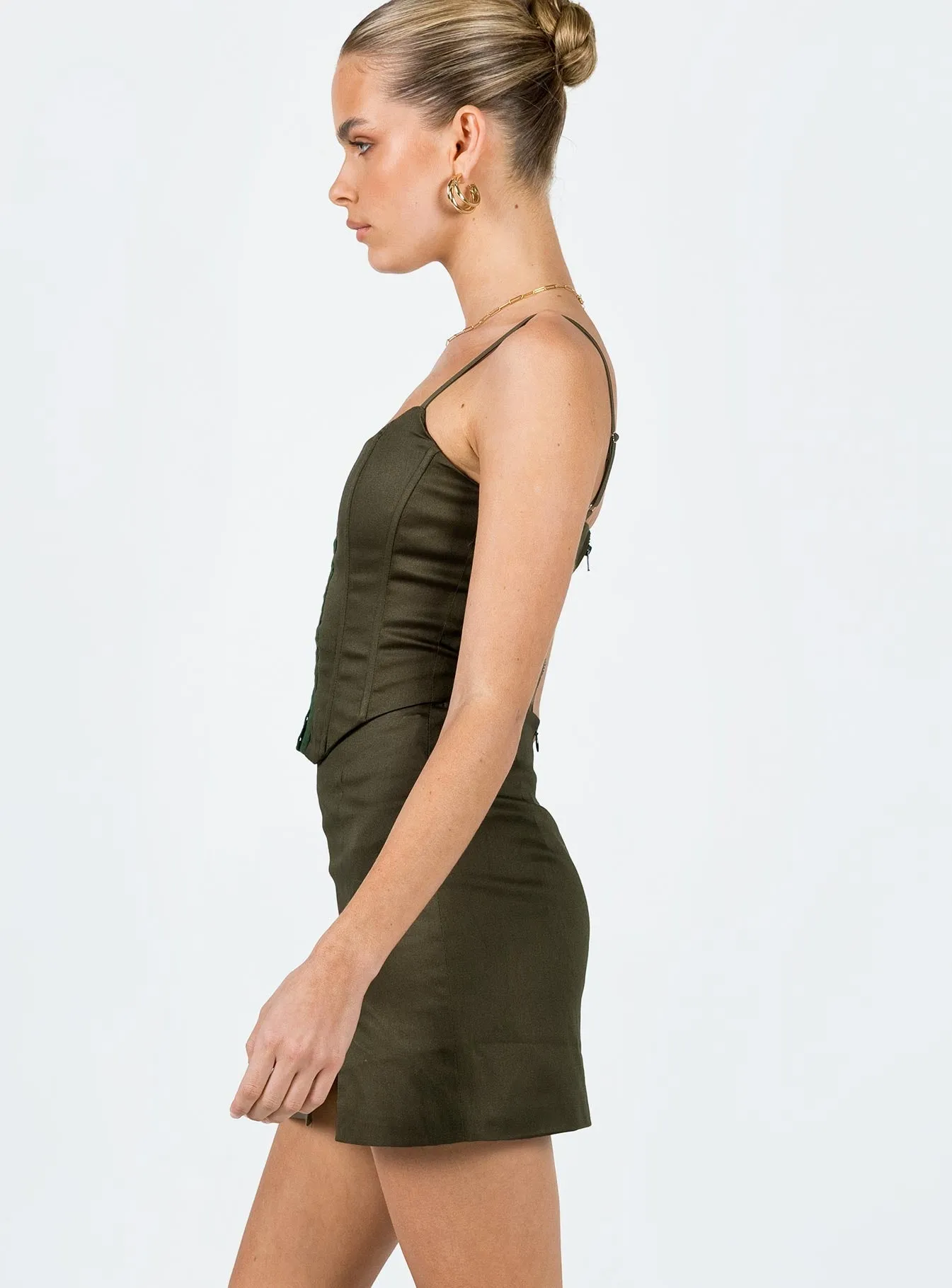 Fashion Collab Flow Look Karina Set Khaki