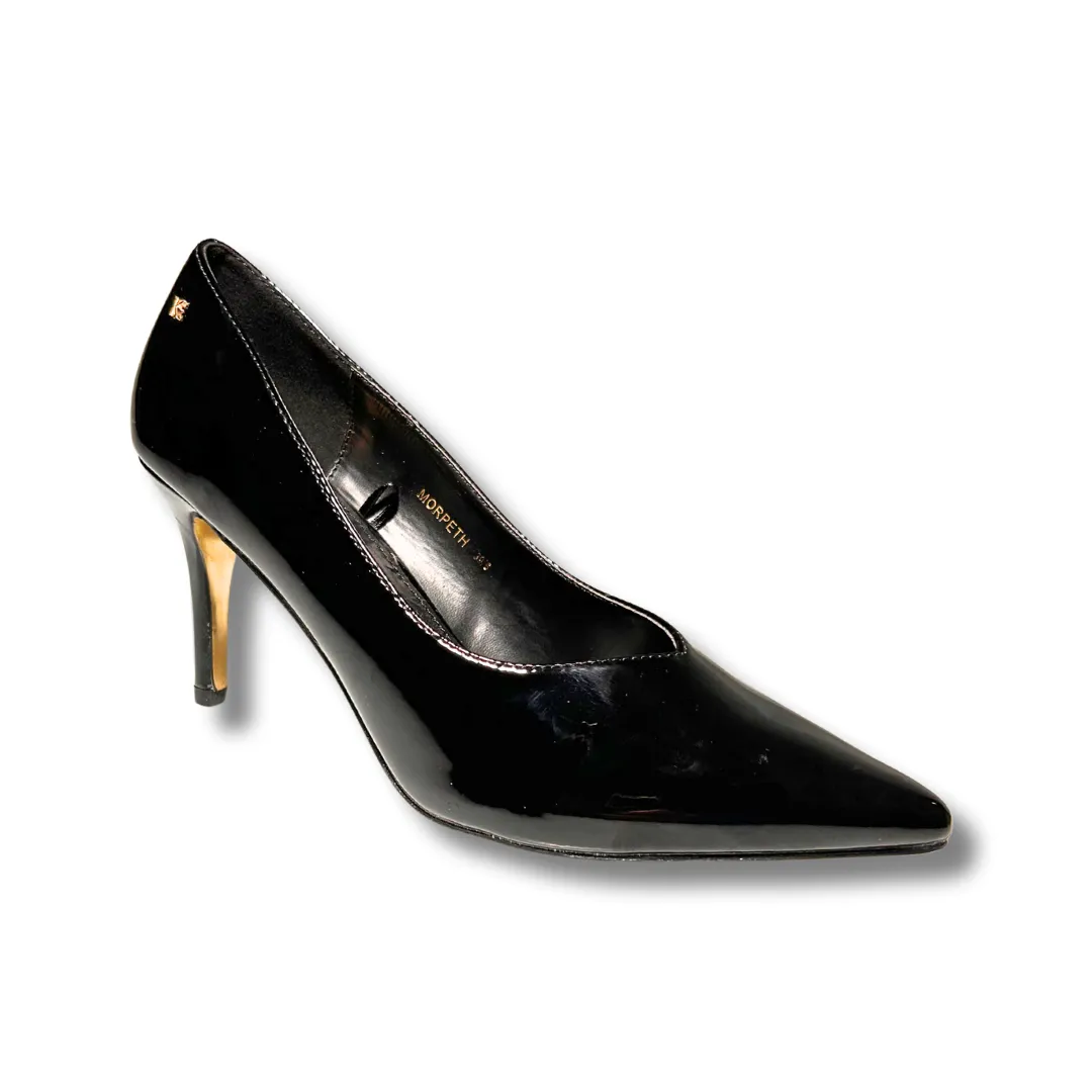 Kate Appleby Womens Shoe Morpeth Schwarz Patent Smart Sandals Luxe Heeled Sandals