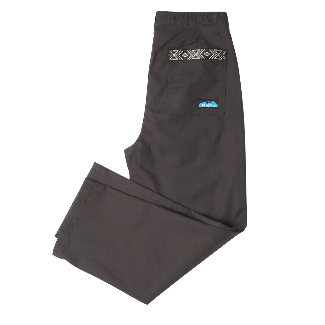 Kavu Liquorice Womens Peri Pants Black Liquorice Roomy Fit