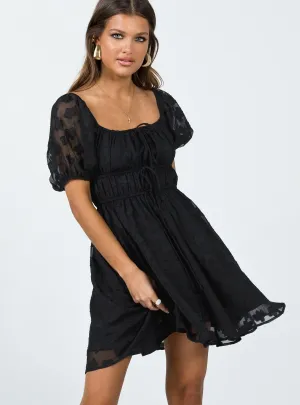 Kenny Mini Dress Black Vibe Style