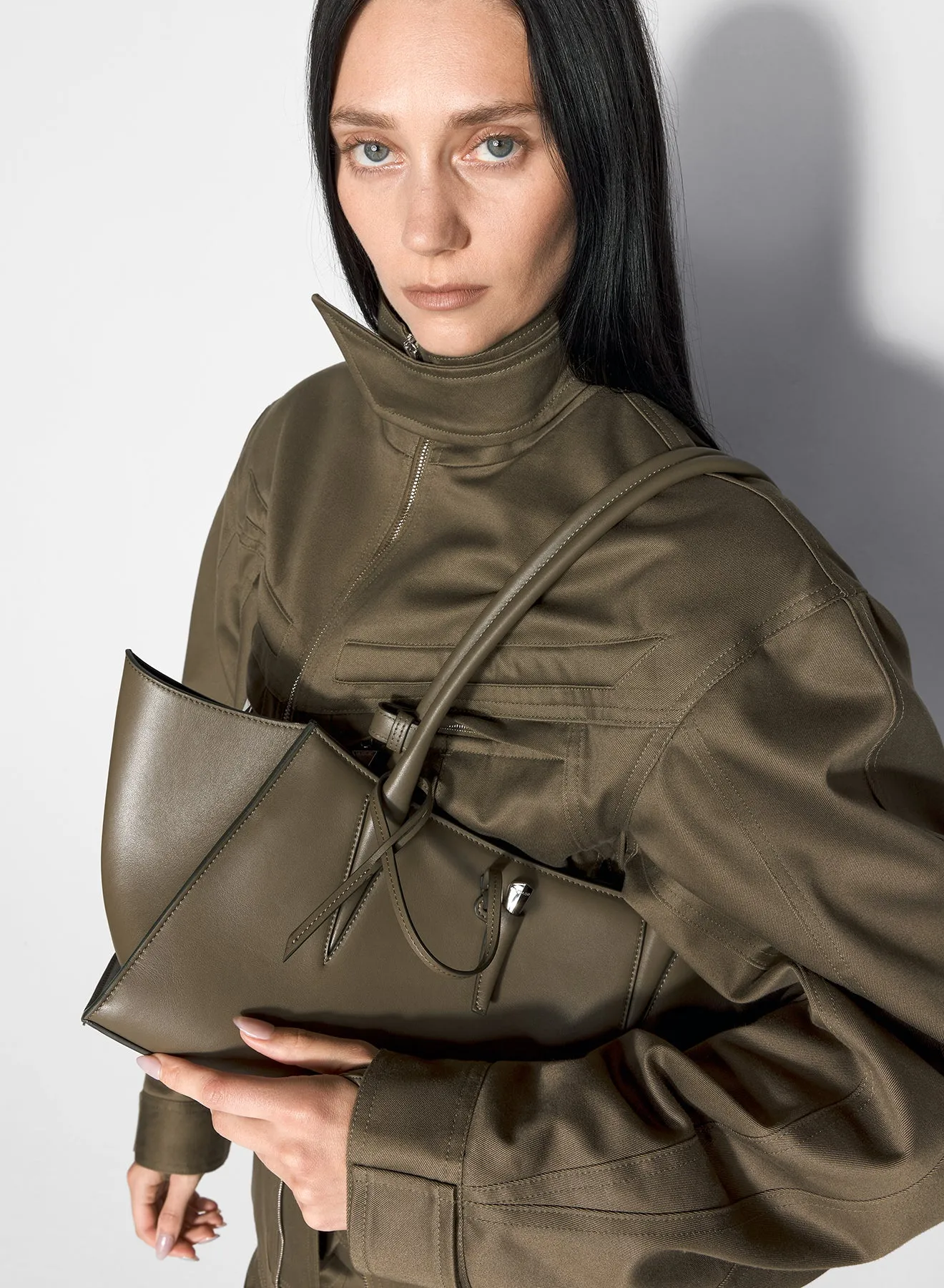 khaki cargo jacket Practical Everyday Fit