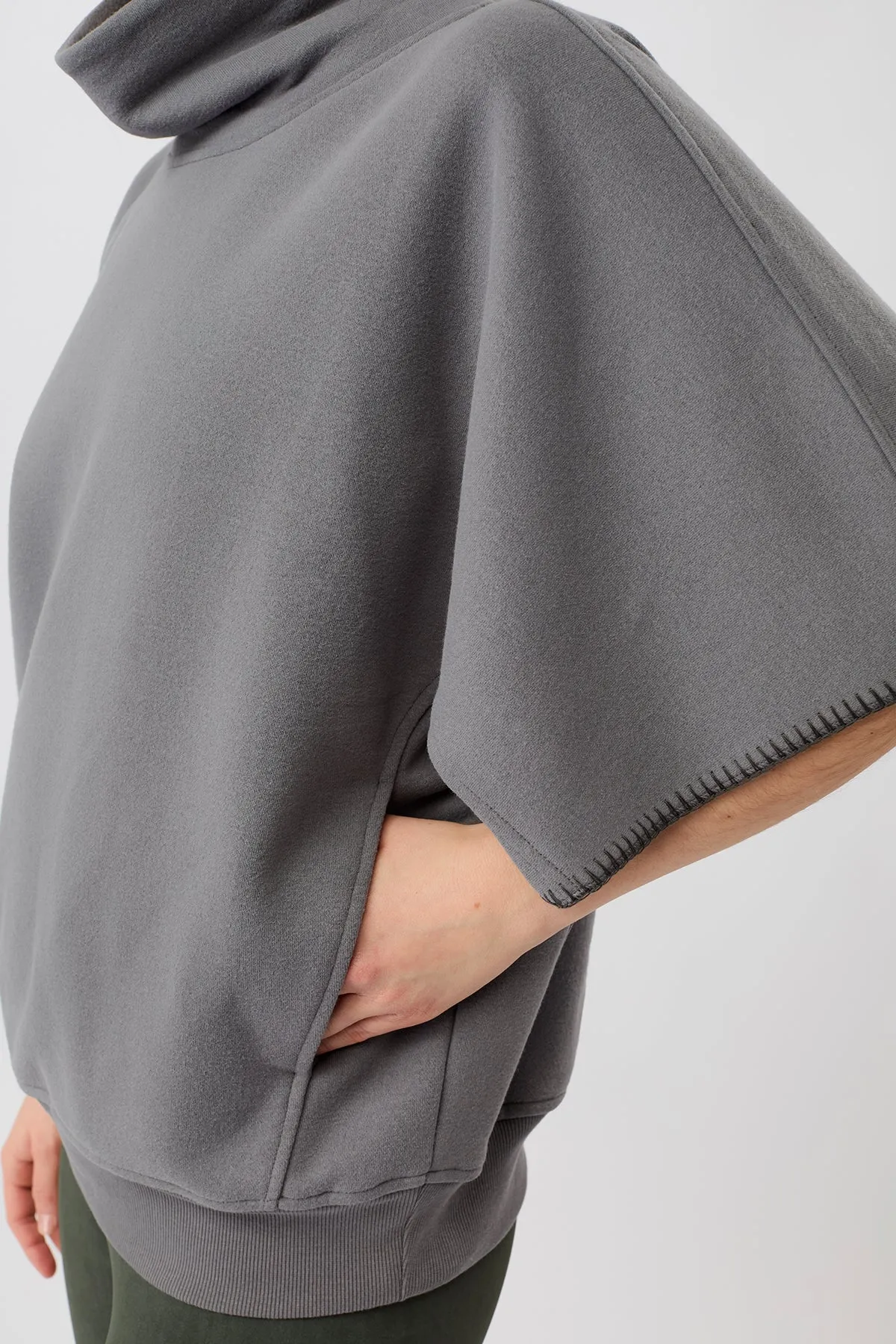 Kimono Sweater - Nox Elastic Fit Trendy Comfort Wear