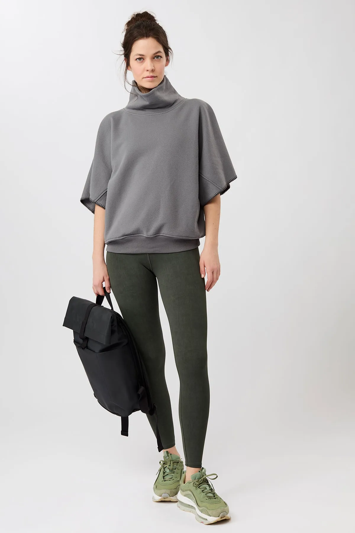 cotton material All-Season Comfort Kimono Sweater - Nox