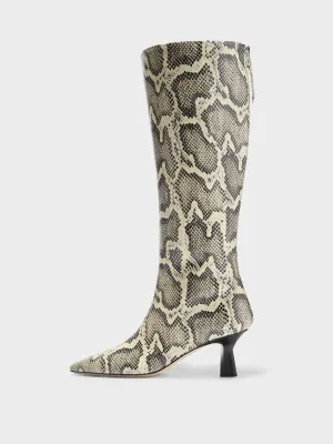 Klea Knee-High Boots Western Ride Men Edge