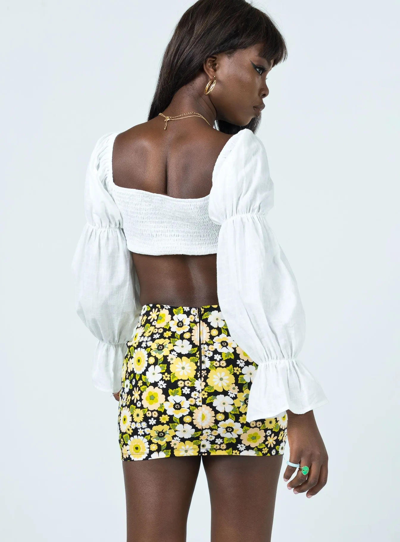 Contemporary Design Casual Edge Motel Ima Skirt Retro Floral