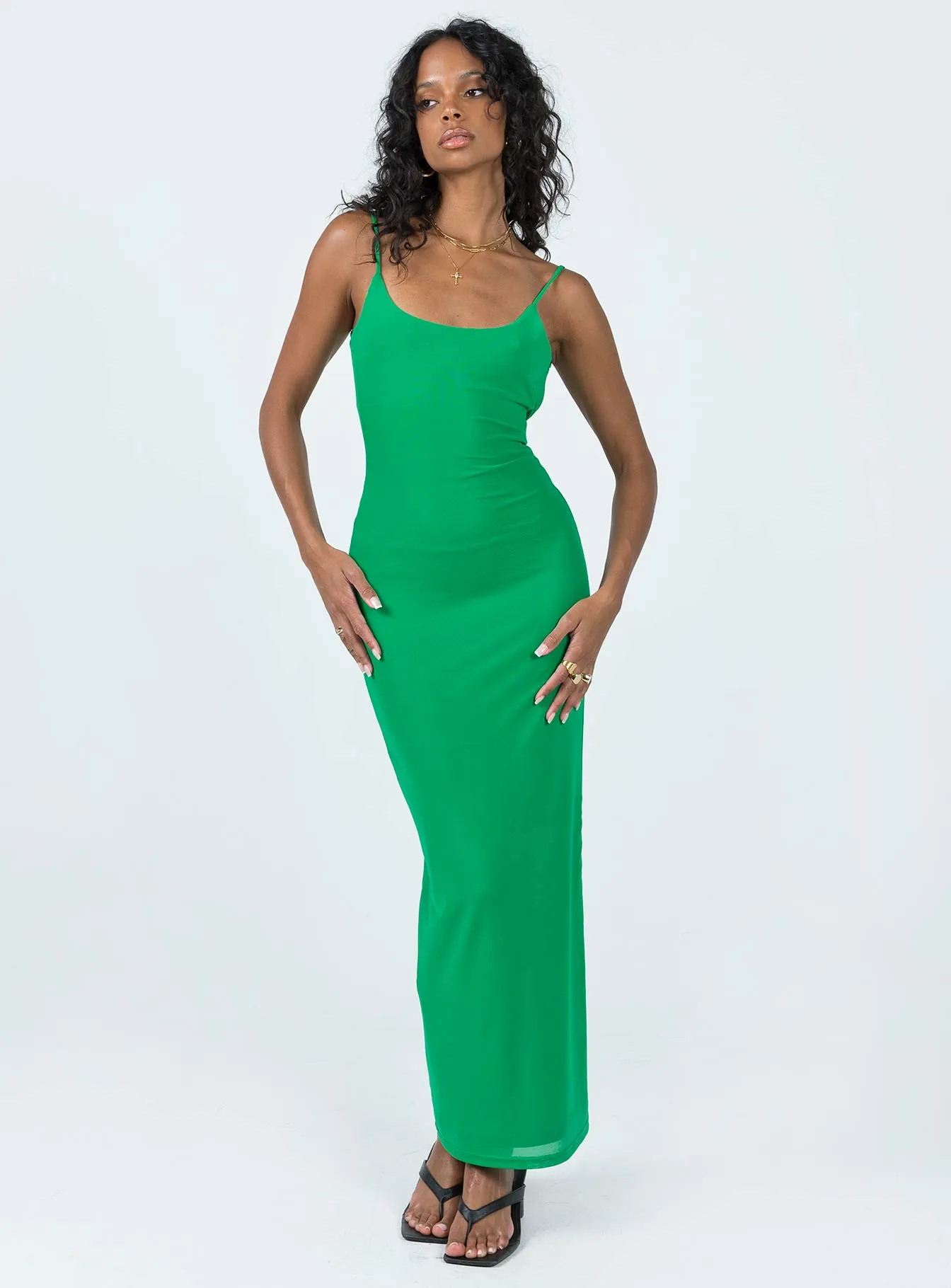 Minimal Harmony Knox Maxi Dress Green