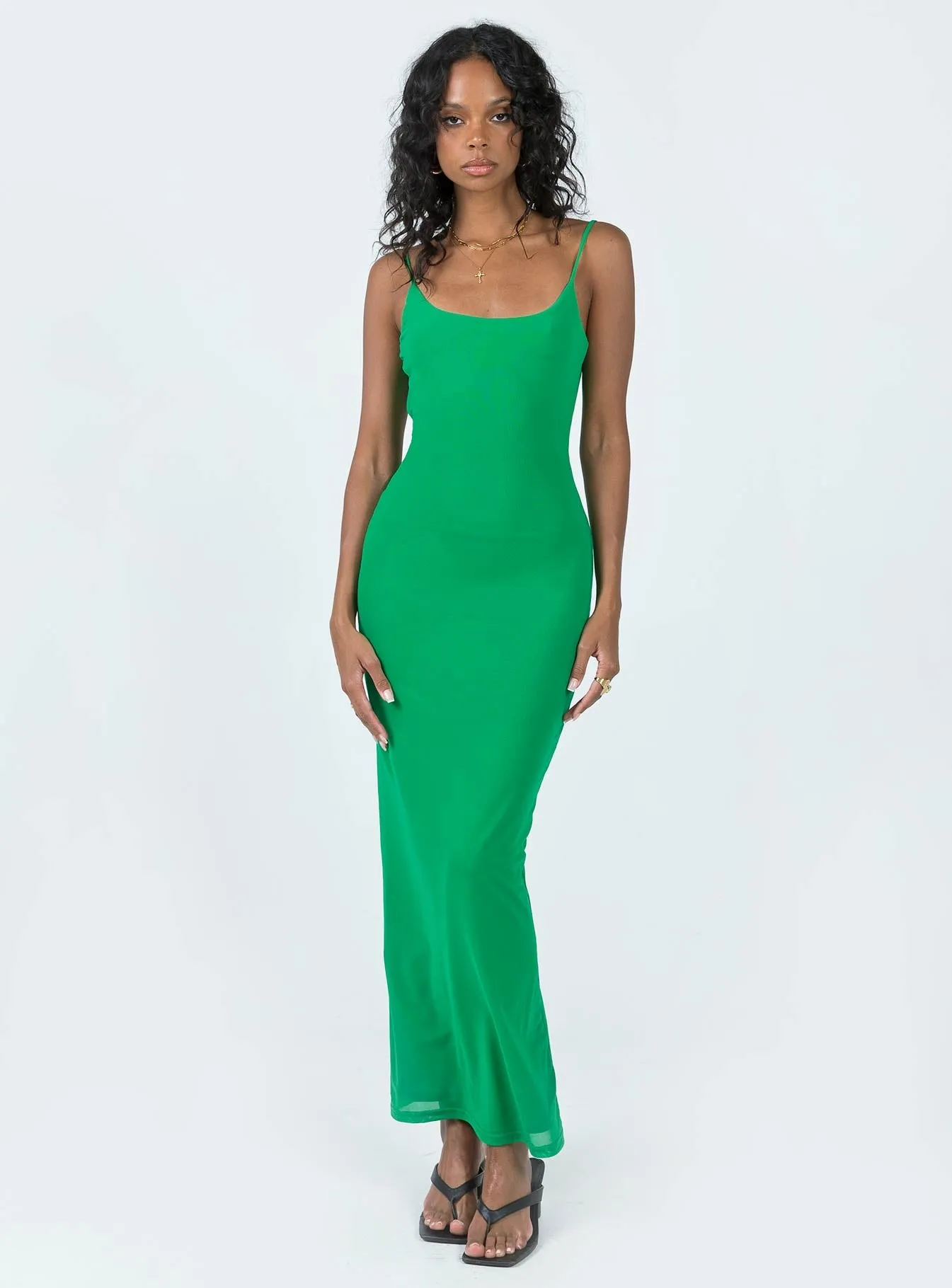 Travel Option Knox Maxi Dress Green
