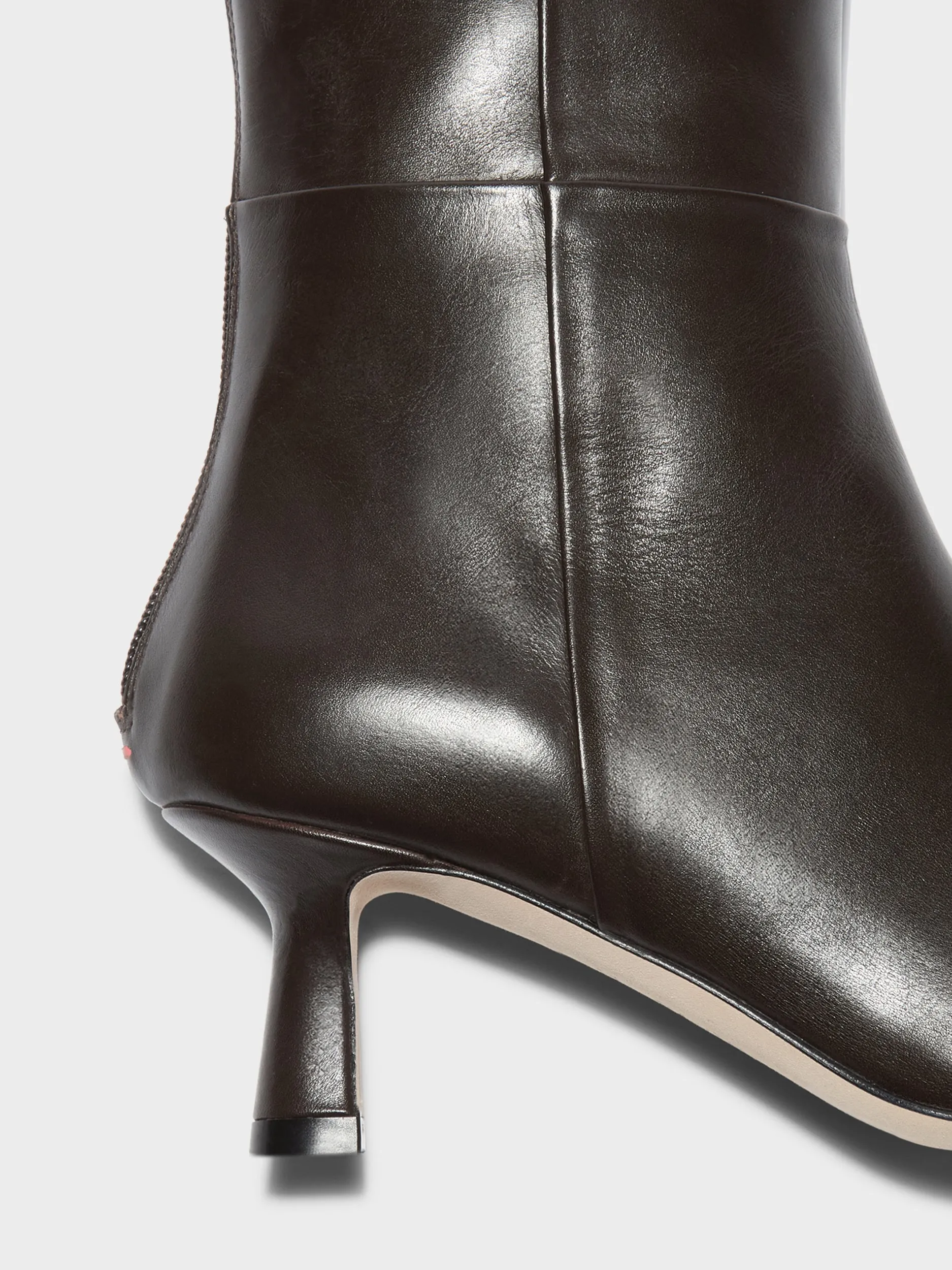 Rhea Chiseled Boots Pull on Leather Cool