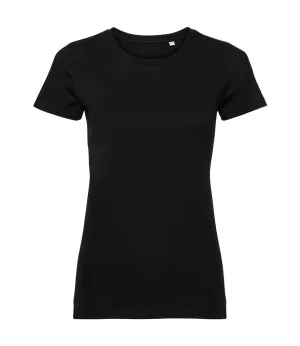 Ladies Authentic Pure Organic Tee | BLACK Basic Layer Fashion and Comfort