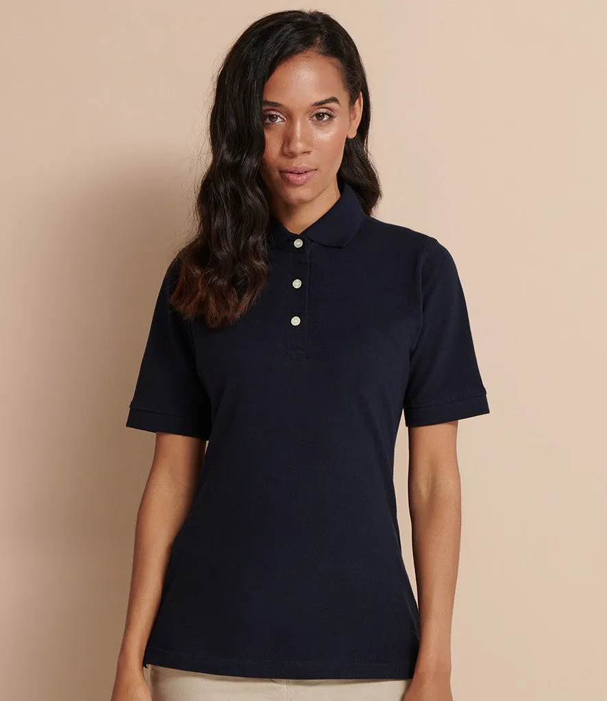 Ladies Classic Cotton Polo Shirt | BLACK Cozy Performance