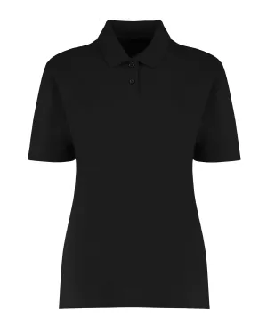 Ladies Regular Fit Workforce Pique Polo Shirt | BLACK Cozy Wardrobe