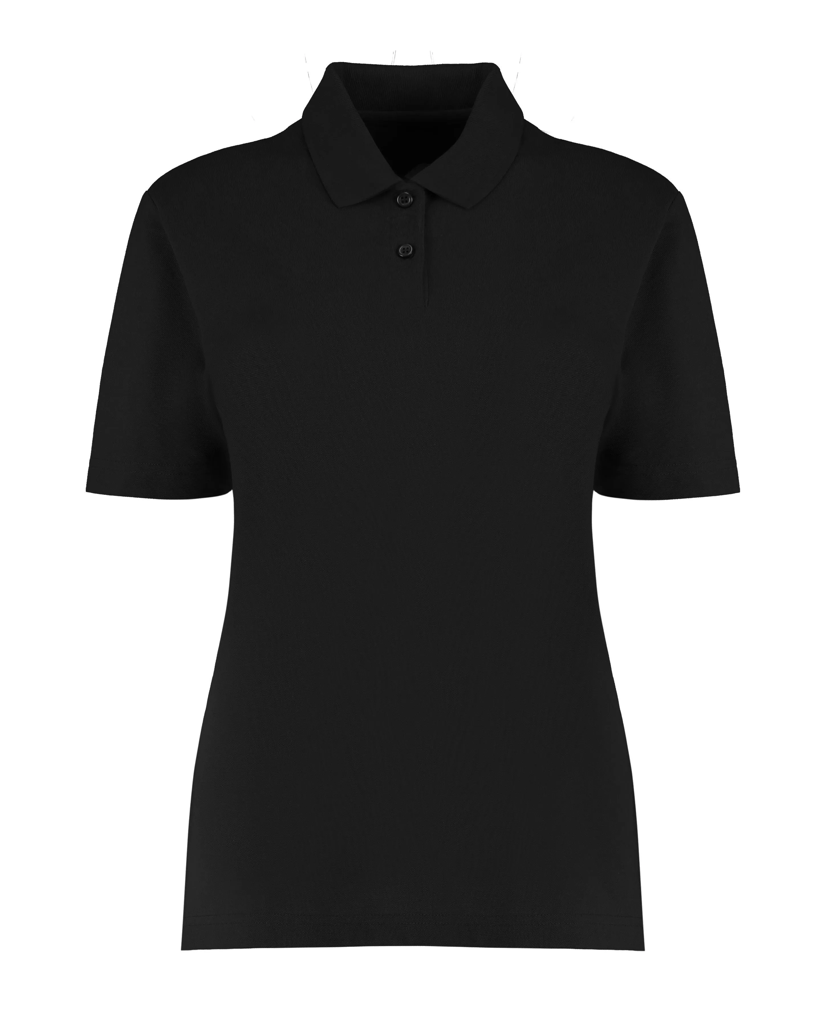 Ladies Regular Fit Workforce Pique Polo Shirt | BLACK Cozy Wardrobe