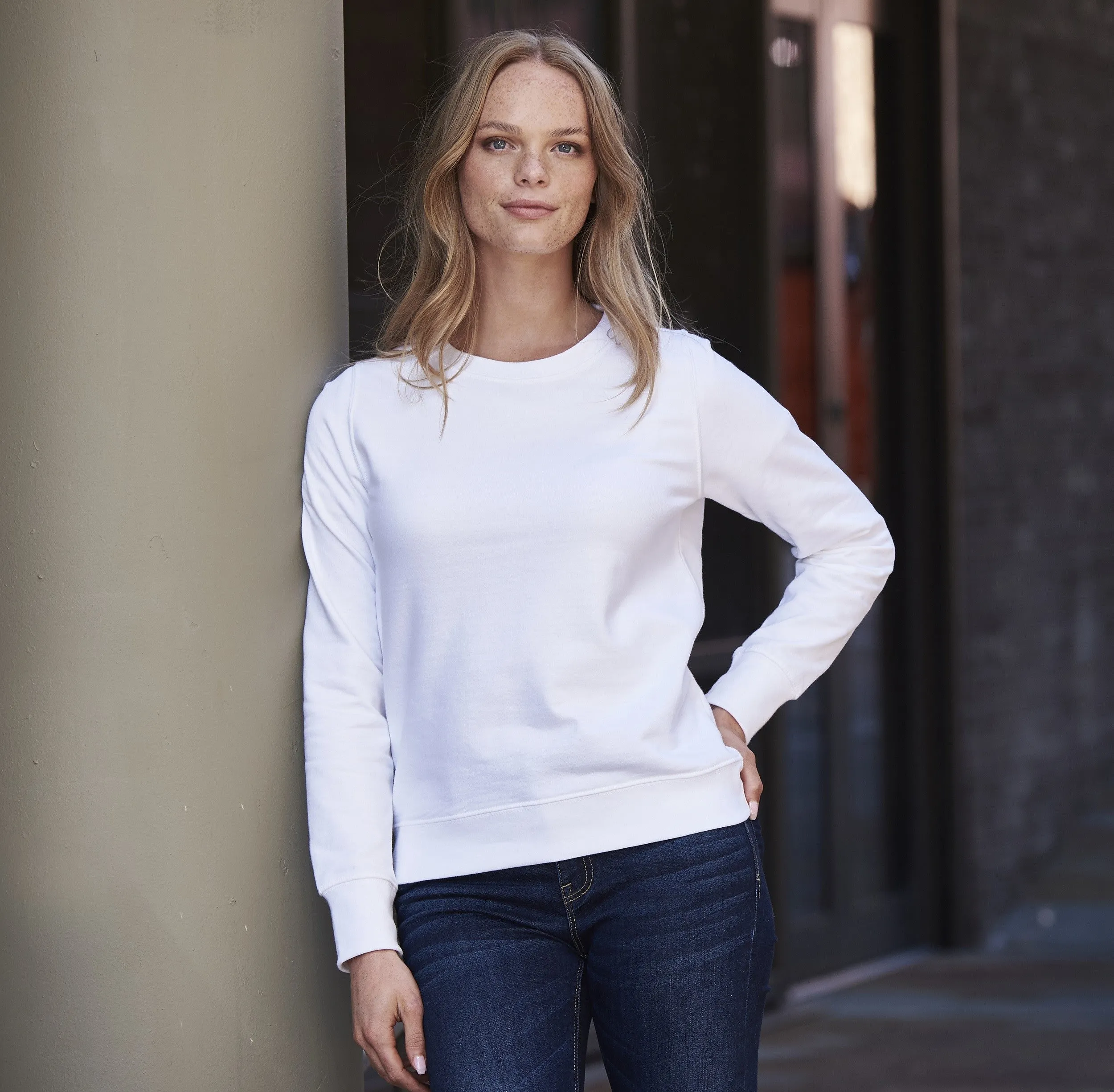 Ladies Sweatshirt | ARCTIC WHITE style test