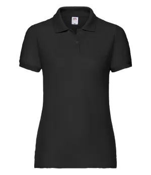High Density Knit Lady-Fit 65/35 Polo | BLACK