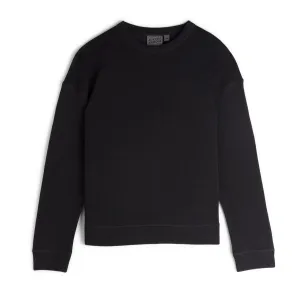 Women's - Weekend Crew - Vintage Doubleface - Black Silk Seasonal Trend