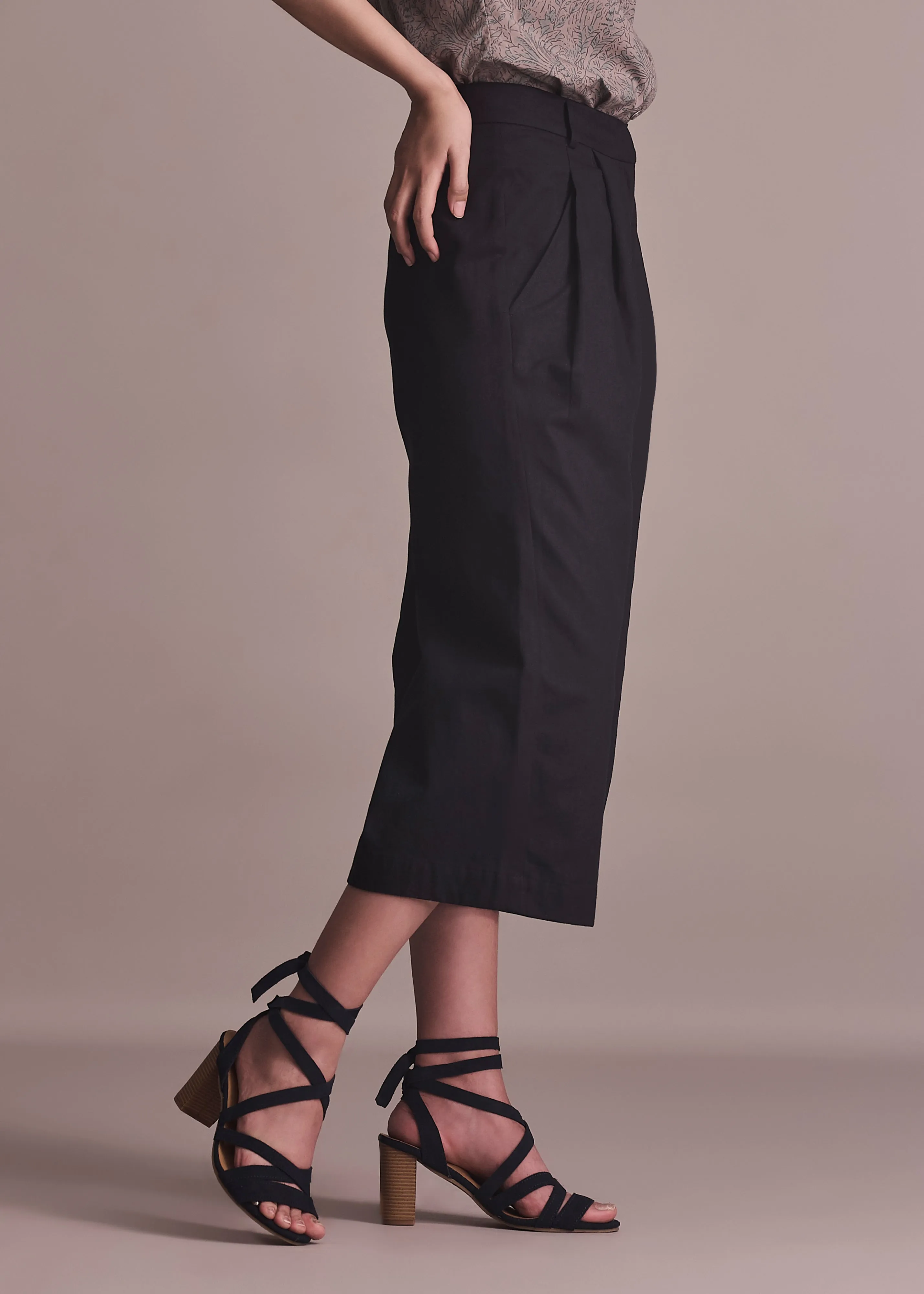 Modern Waist Tangle Free Cuffs BONZAI - BLACK MANGOSTEEN