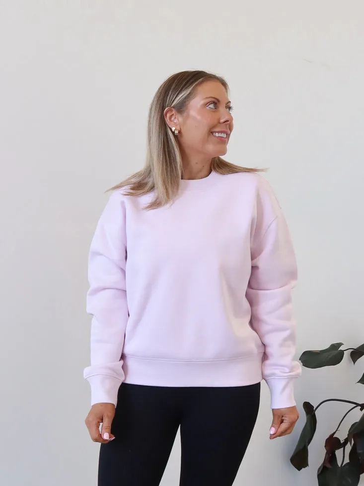 Fresh Active Gracie Relaxed Crew - Orchid