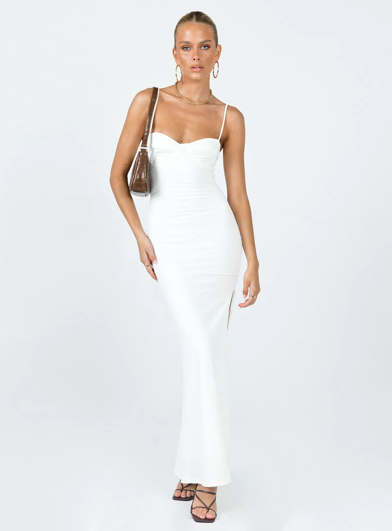 Happy Soul Belladonna Maxi Dress White