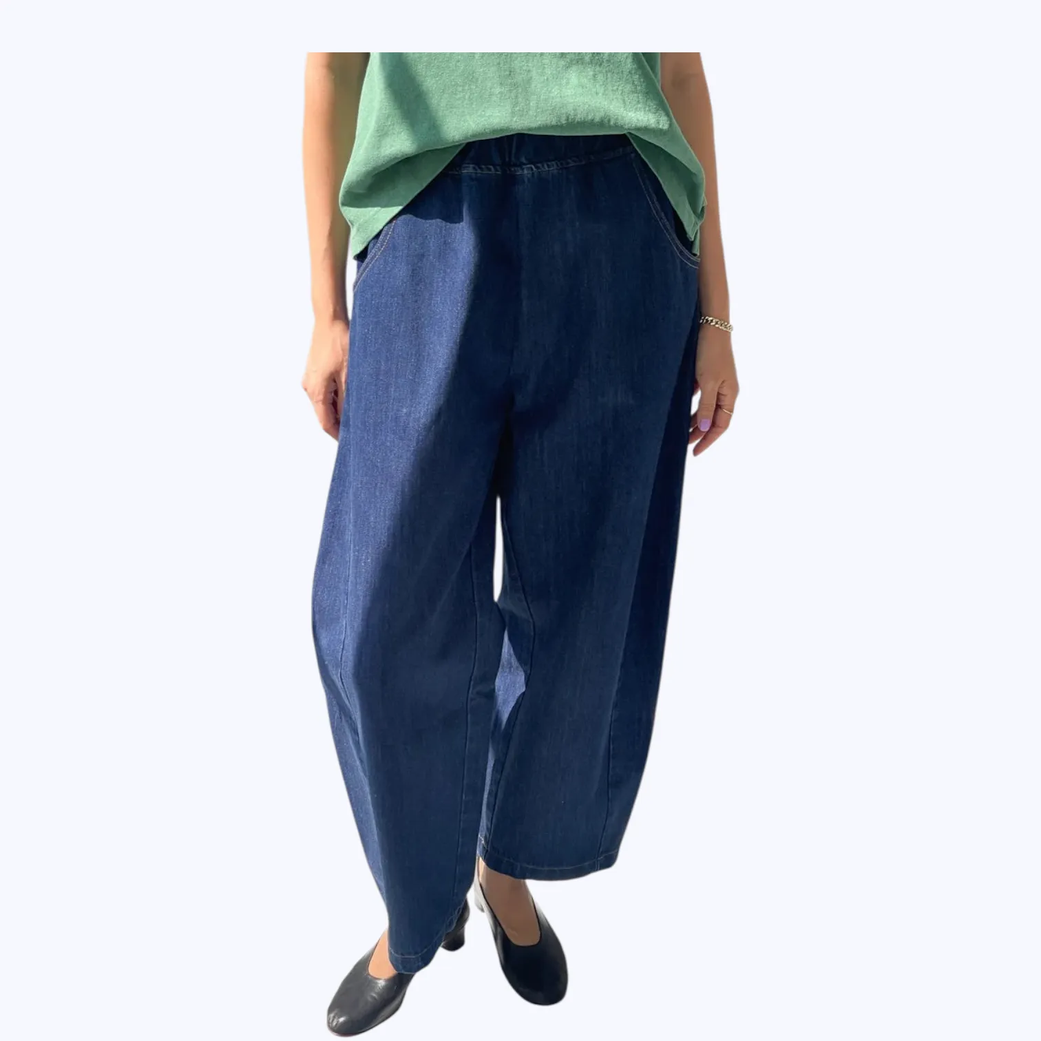 ExtendedSizeRange Stretching Fit Le Bon Shoppe Arc Pants Raw Denim