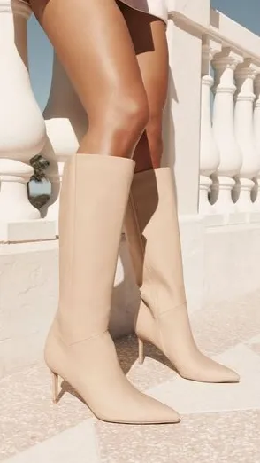 Lennon Boots - Sand Stretchable