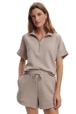 Ollie High Rise Short 3.5, Taupe Marl Comfortable Motion ethnic style