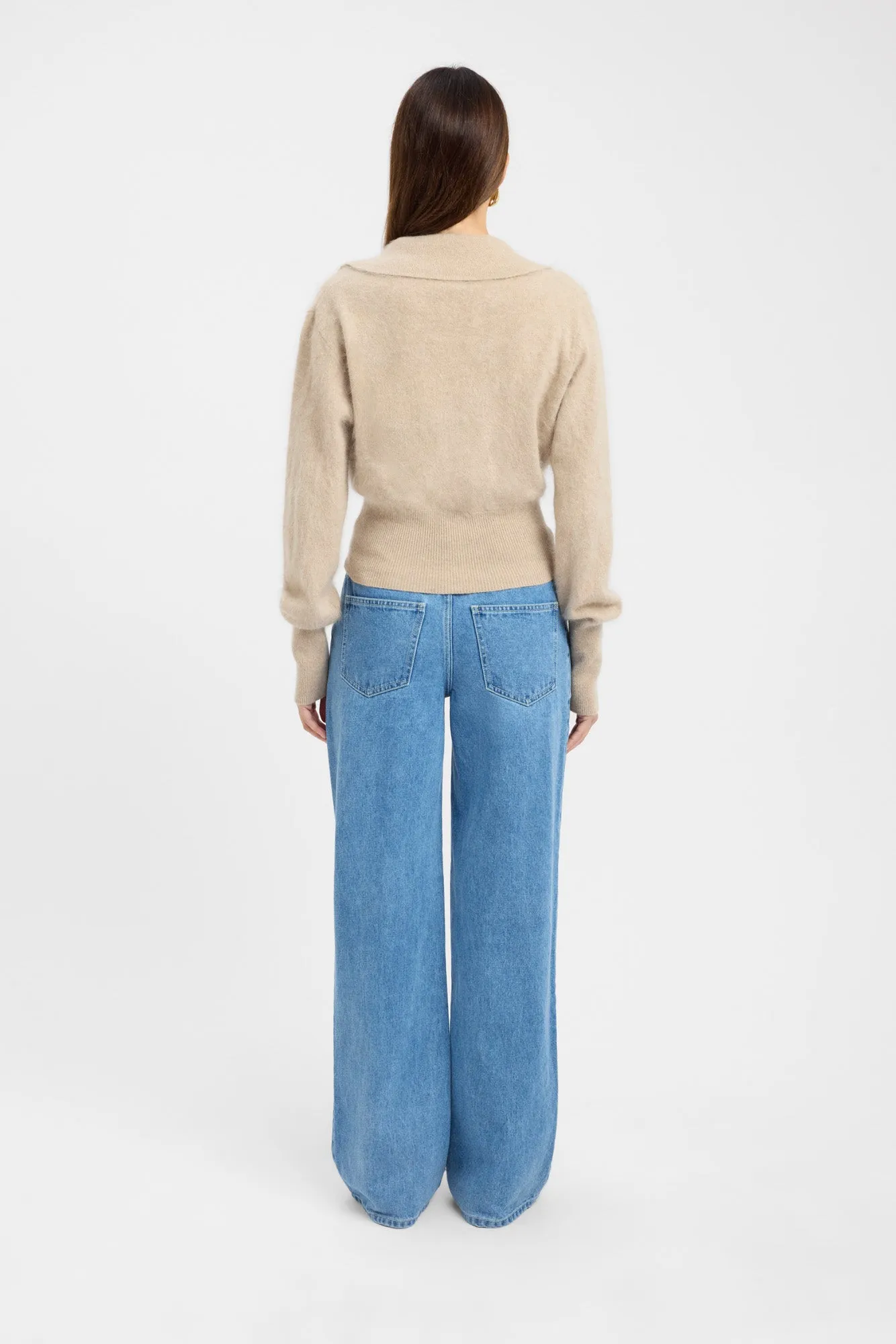 Geneva Polo Jumper Fall Fashion Texture Tone