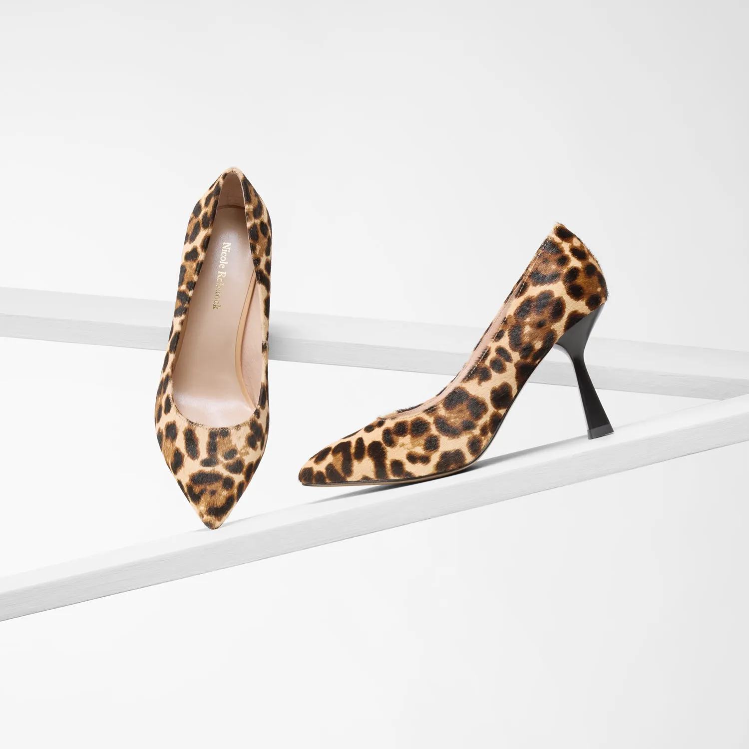 Lisbon Ltd Ed Heel | Cheetah Print Formal Office Shoes Timeless Footwear