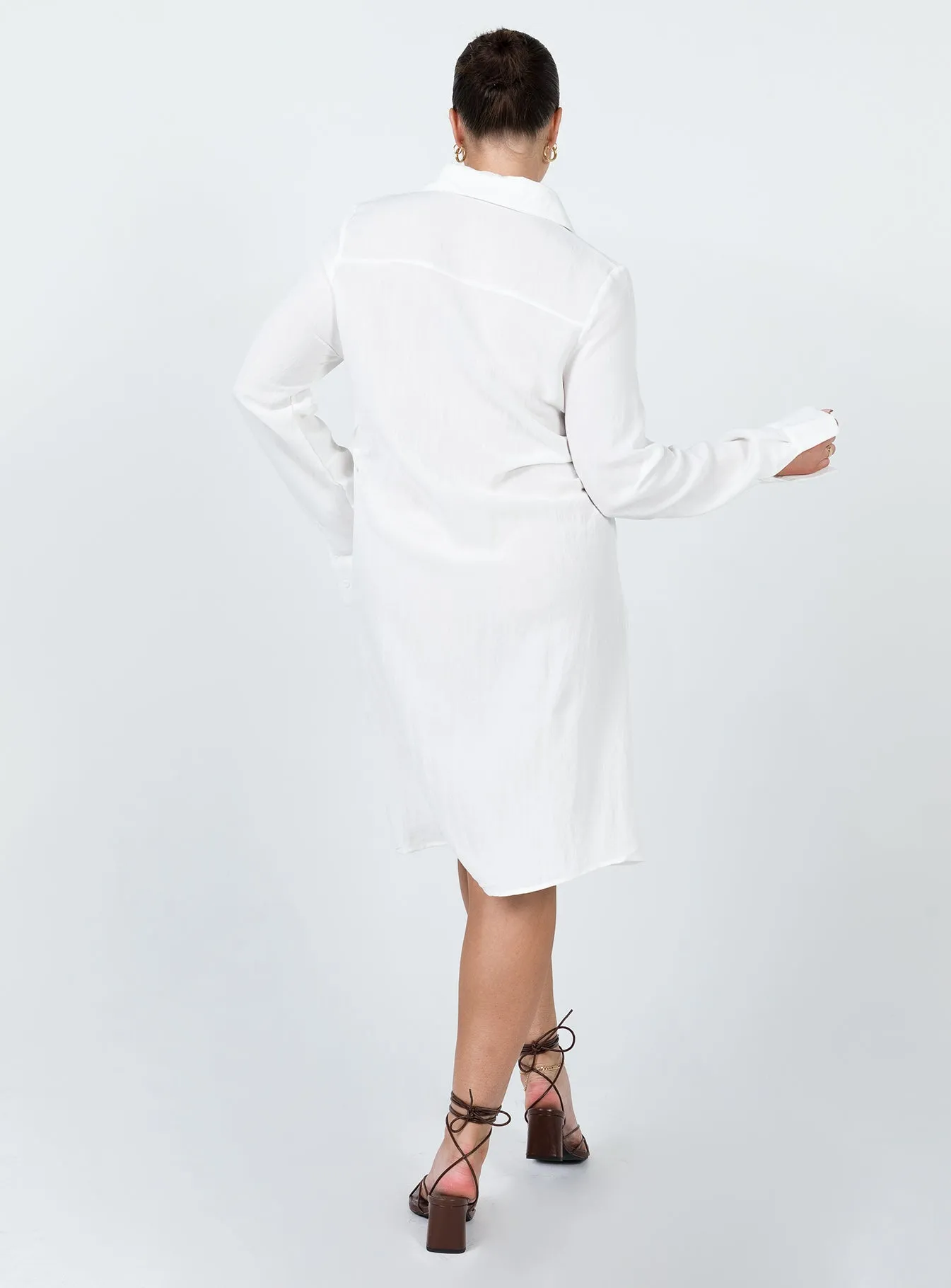 Slim Silhouette Maisie Mini Dress White
