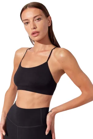 Breathable Mesh Panels Indoor sports Loren Bra, Black