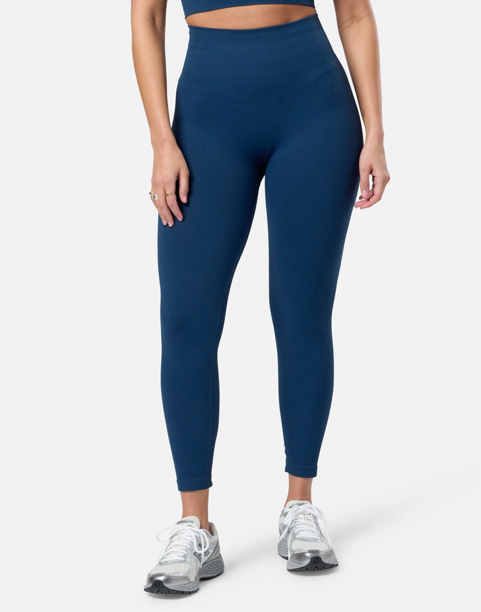Lotus Lounge Legging in Petrol Blue Move Fast Future Glow
