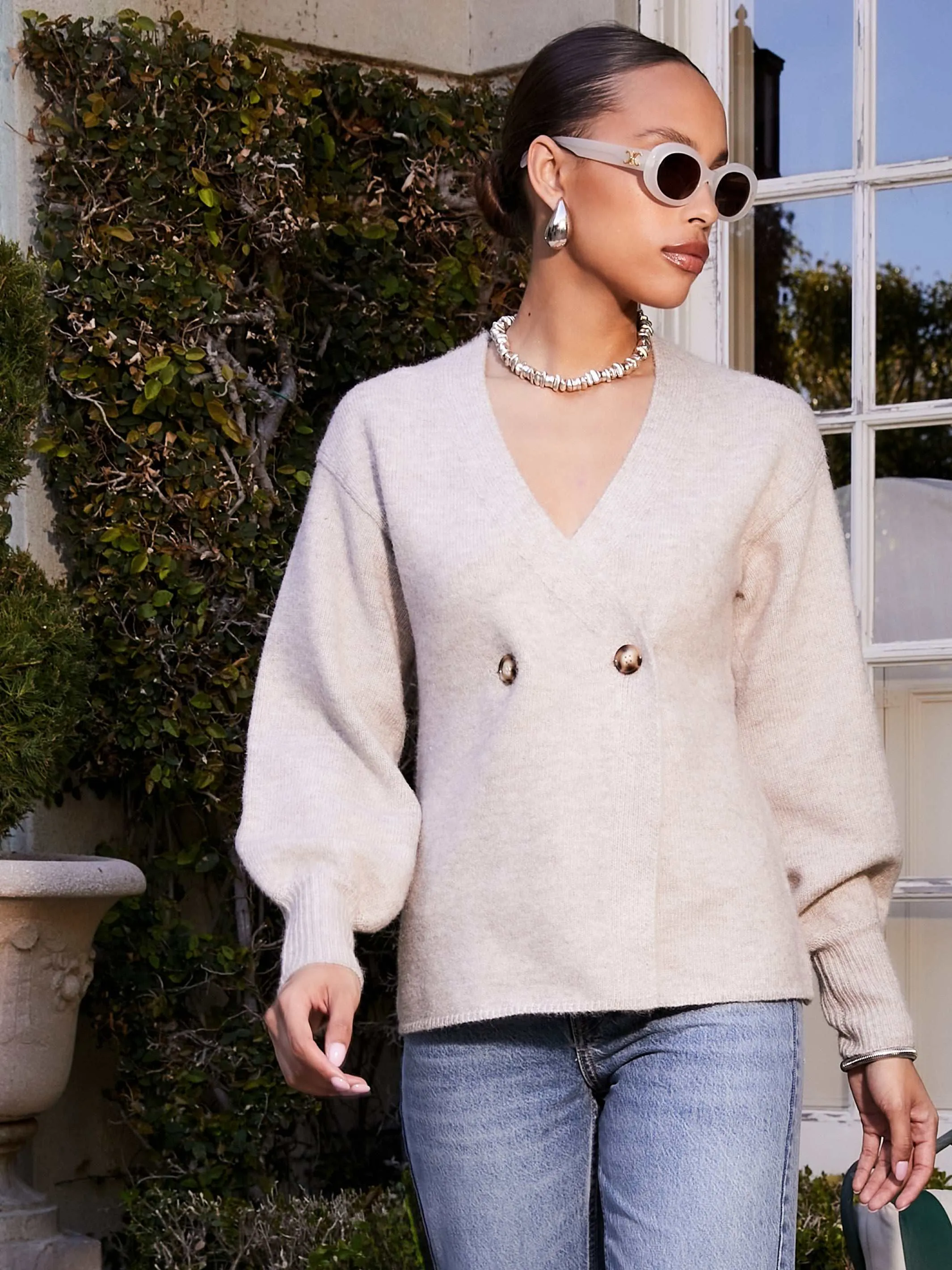 Lucy Cardigan Sustainable Dye Process Friction Resistant Edging