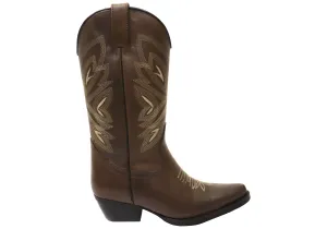 Clean Finish Hydrophobic Upper D Milton Eleanor Womens Comfortable Leather Western Cowboy Boots