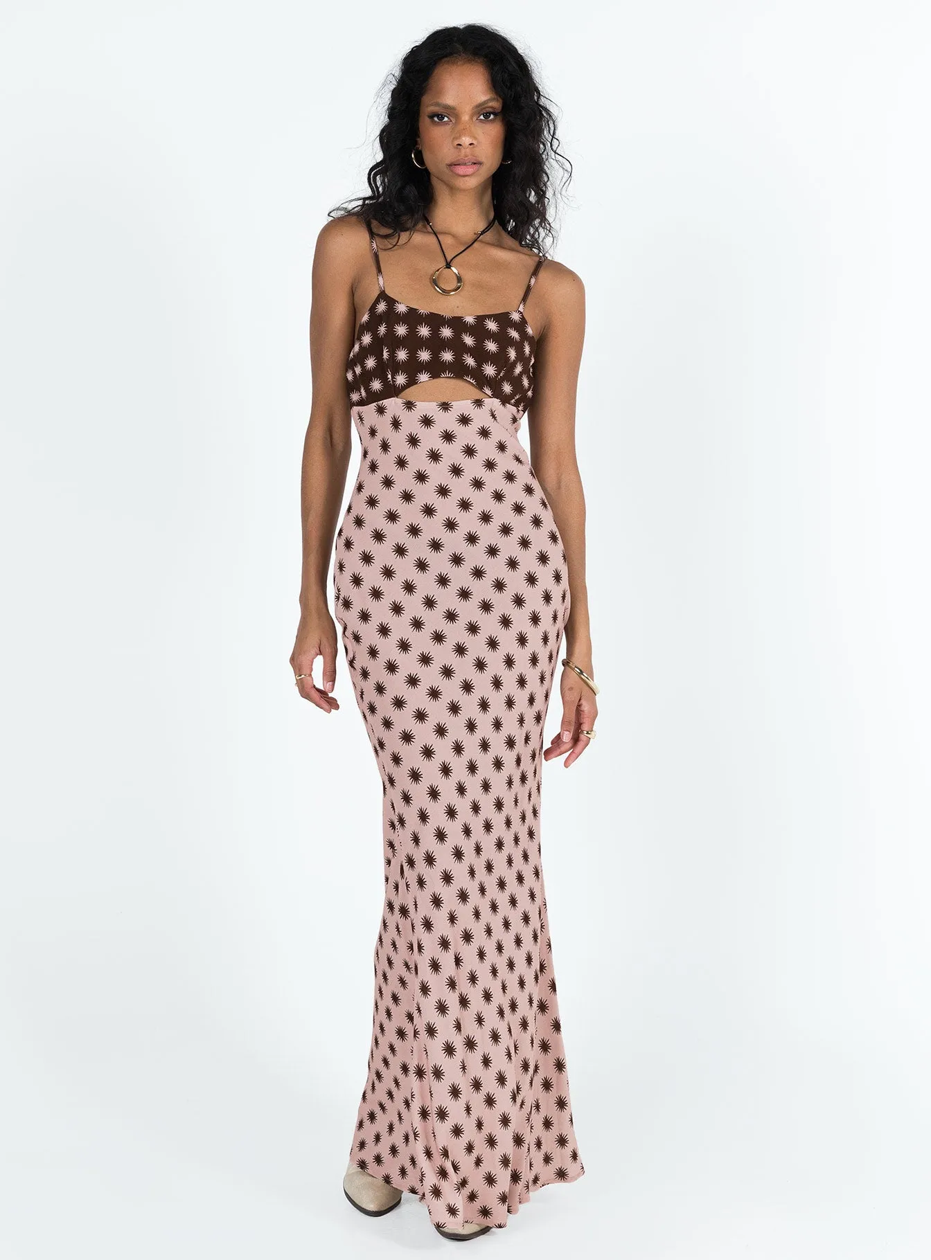 Minimal Tone Freda Maxi Dress Pink