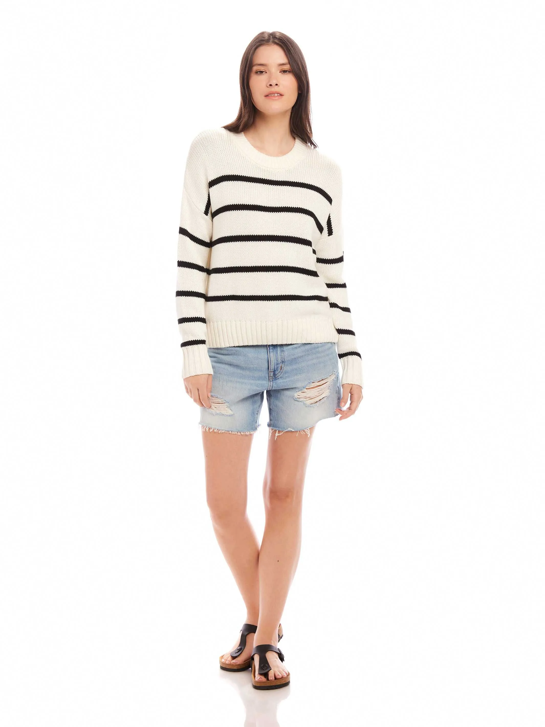 Luca Crewneck Sweater Breathable fabric Closet Essential