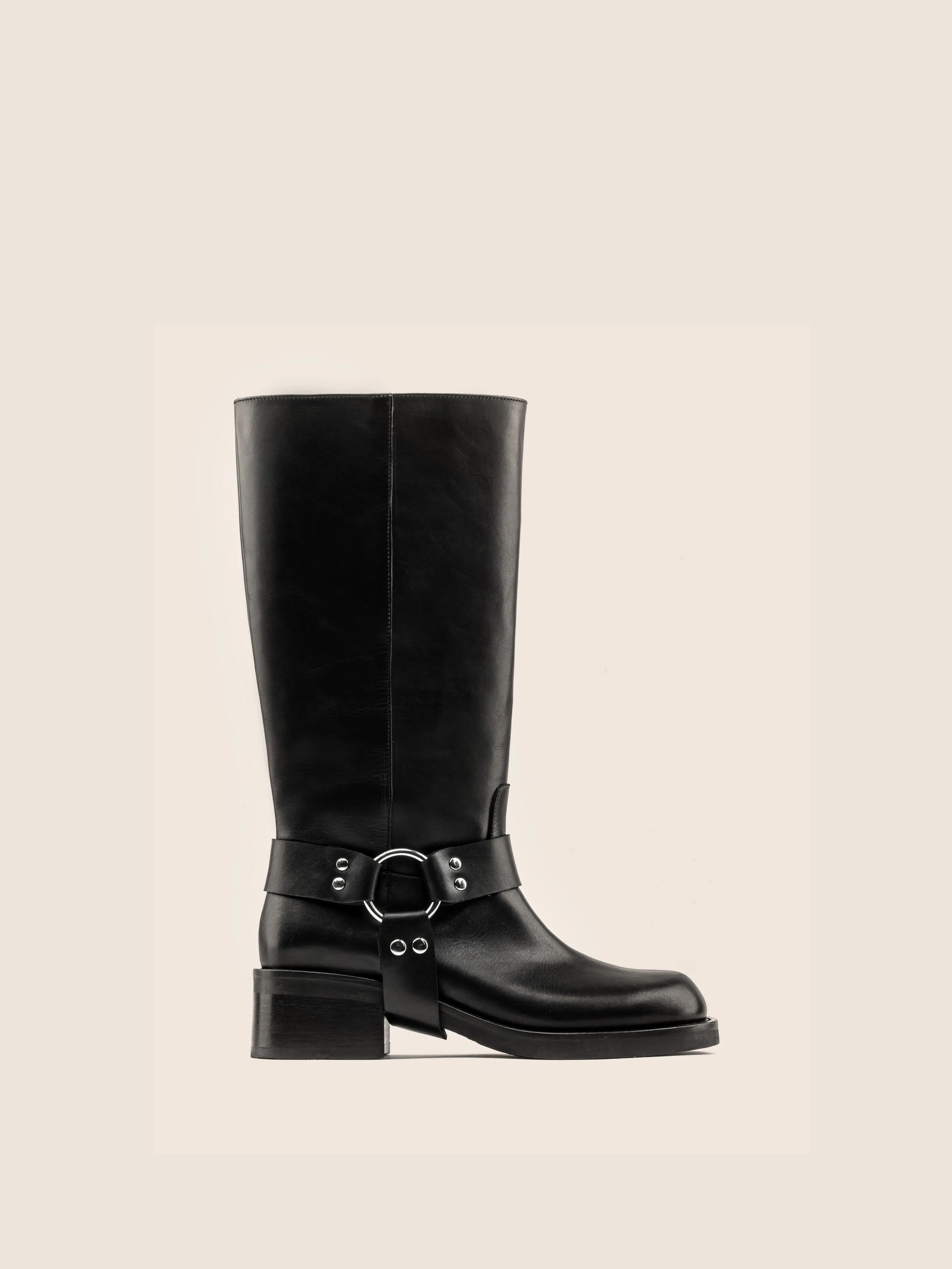 Lucca Black Boot sole MoistureWicking