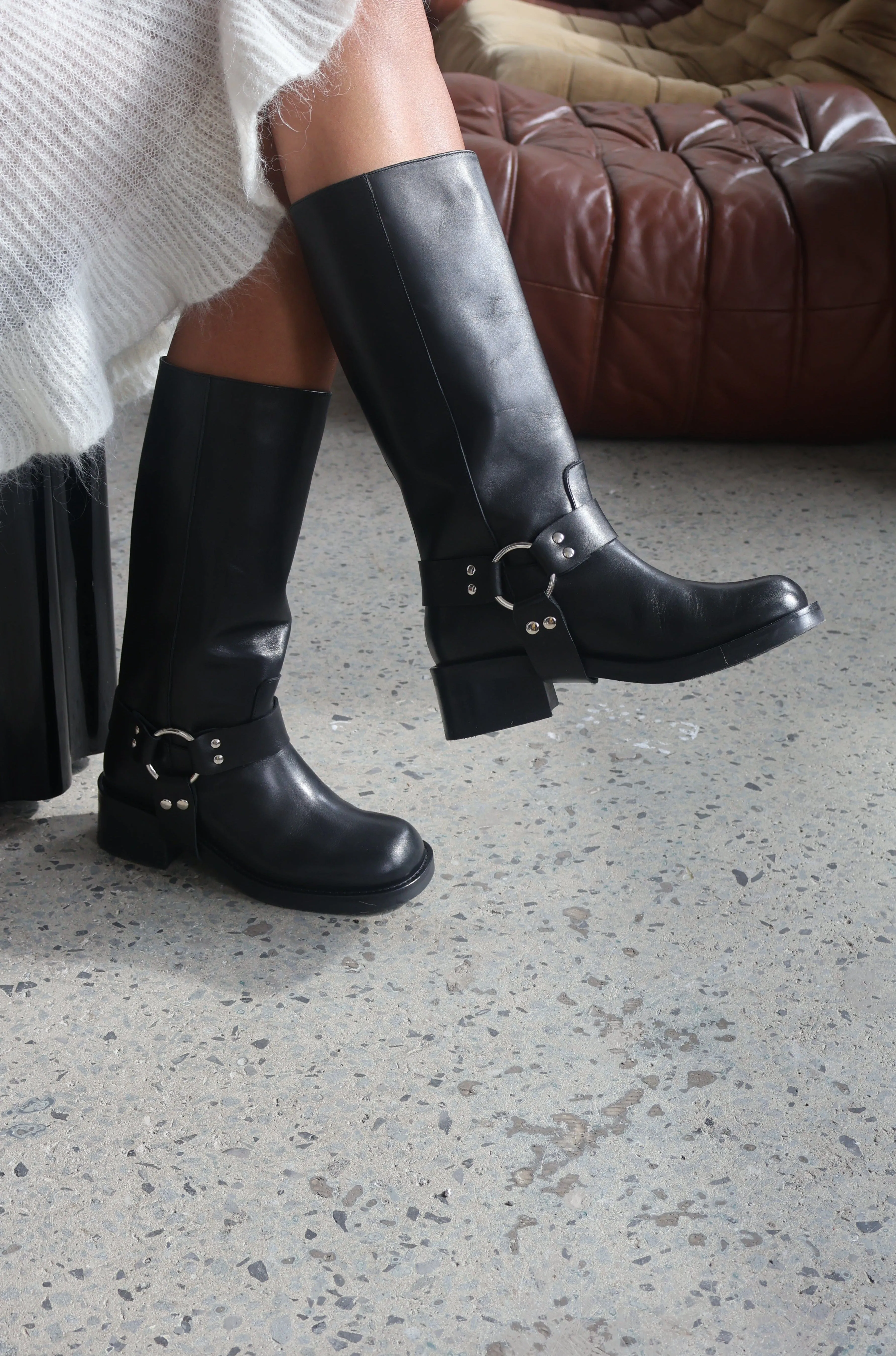 Lucca Black Boot waterproof