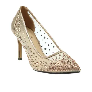 Soft Memory Foam Heels Lunar Womens Shoe Argo Rose Gold