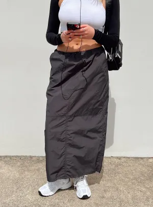 Crosswalk Maxi Skirt Slate Neat Style