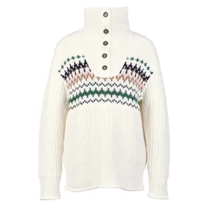 Colorfast Technology Barbour Womens Greenwell Knit Cream