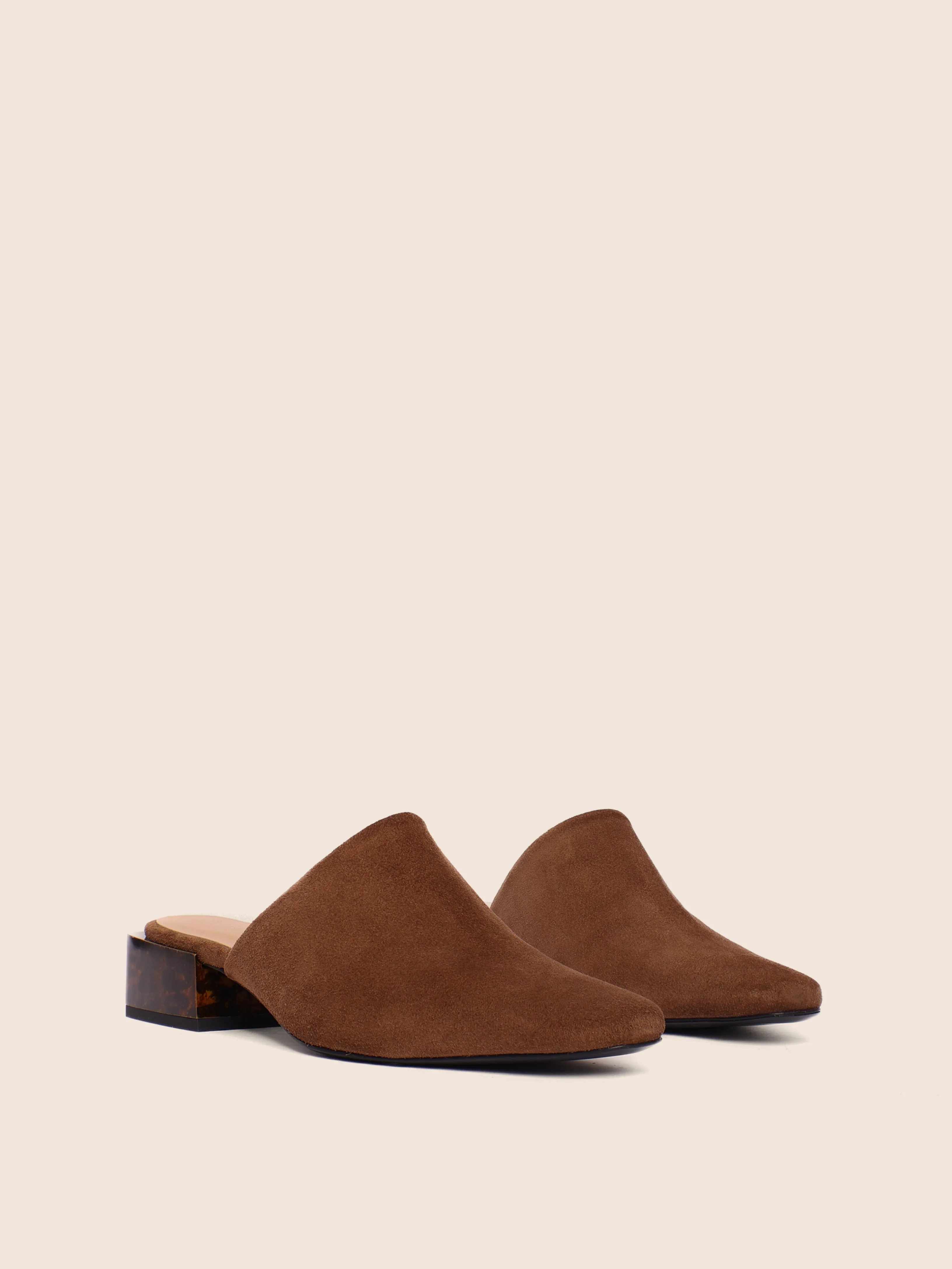 Comfort Grip Ultra light Navio Tan Suede Mule