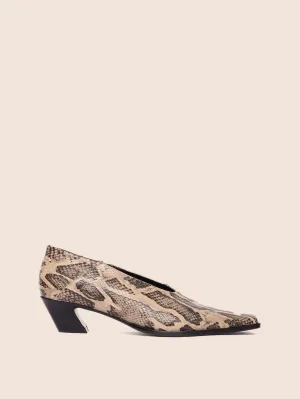 Lightweight Sole Fashion Life Soria Snake Heel