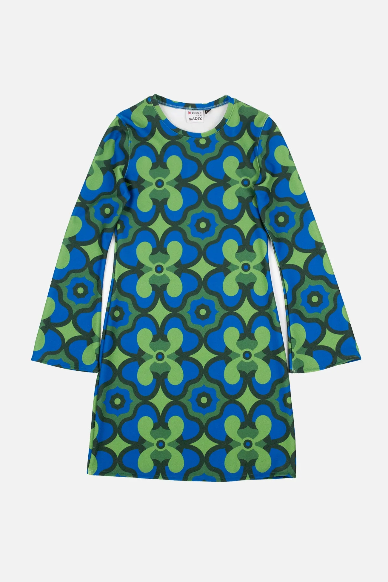 Nature Glow Made in England 'The Melanie' Bell Sleeve - Dress