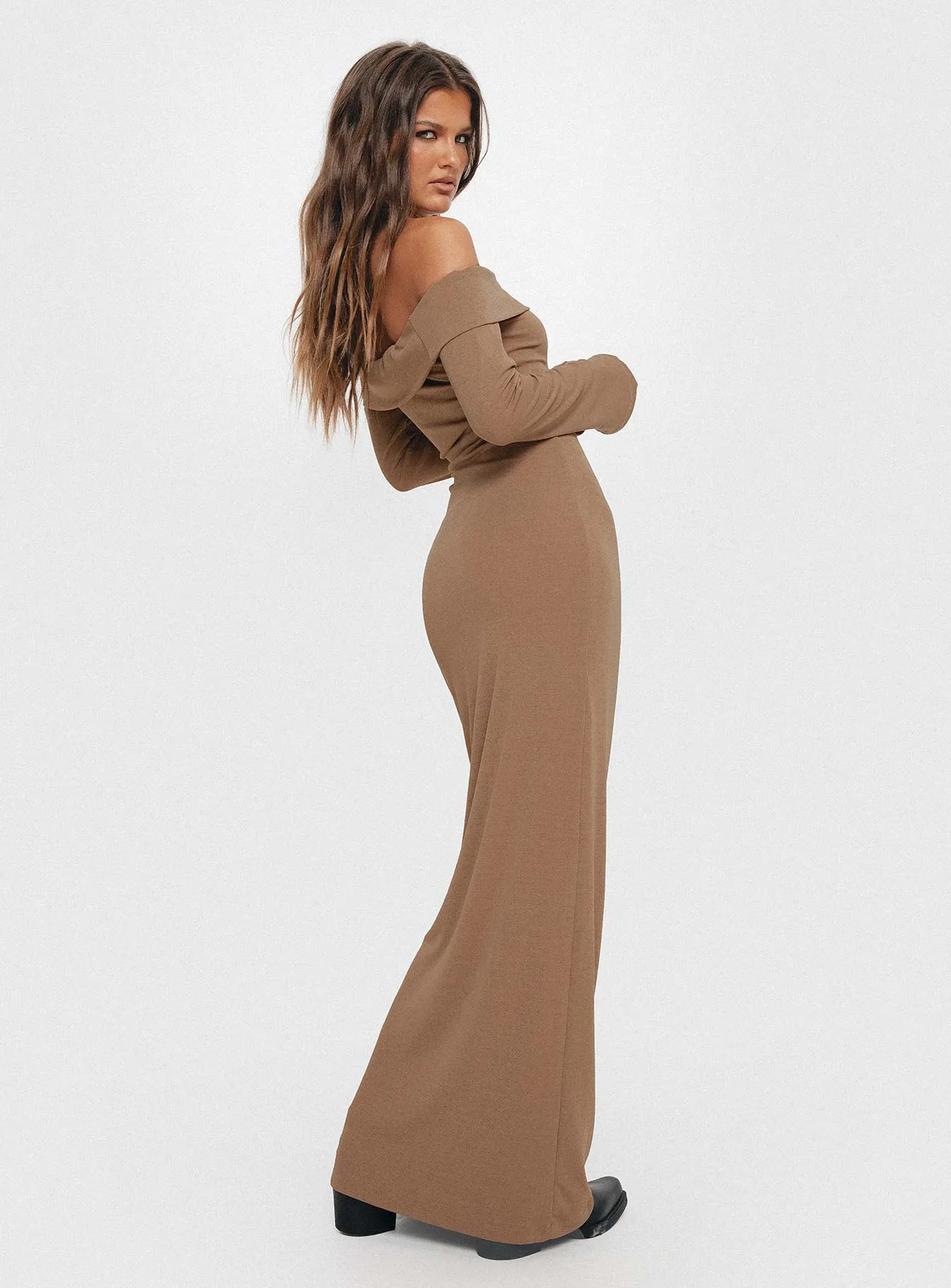 Professional Look Maida Maxi Dress Light Brown