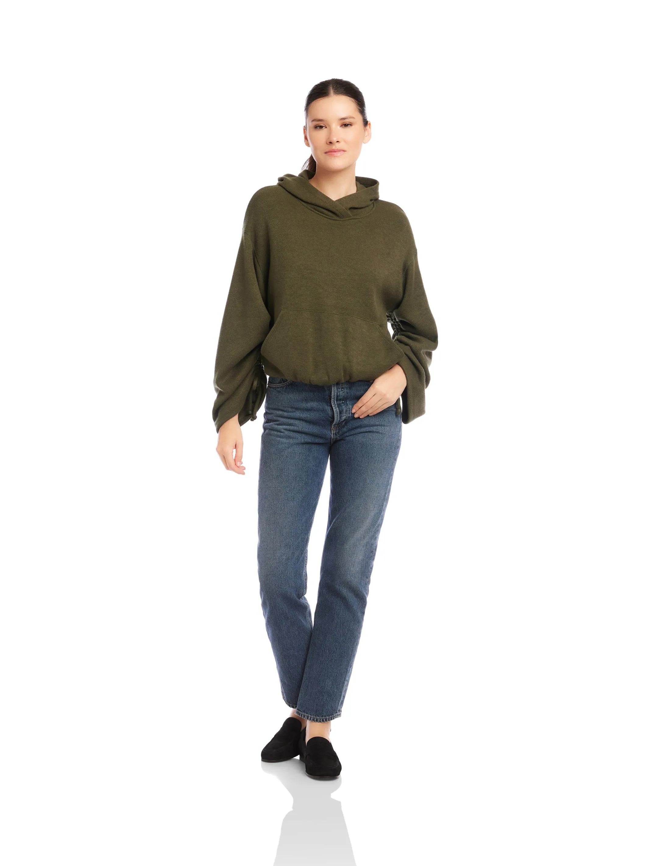 Makenna Bubble Sweatshirt OdorResistant Finish