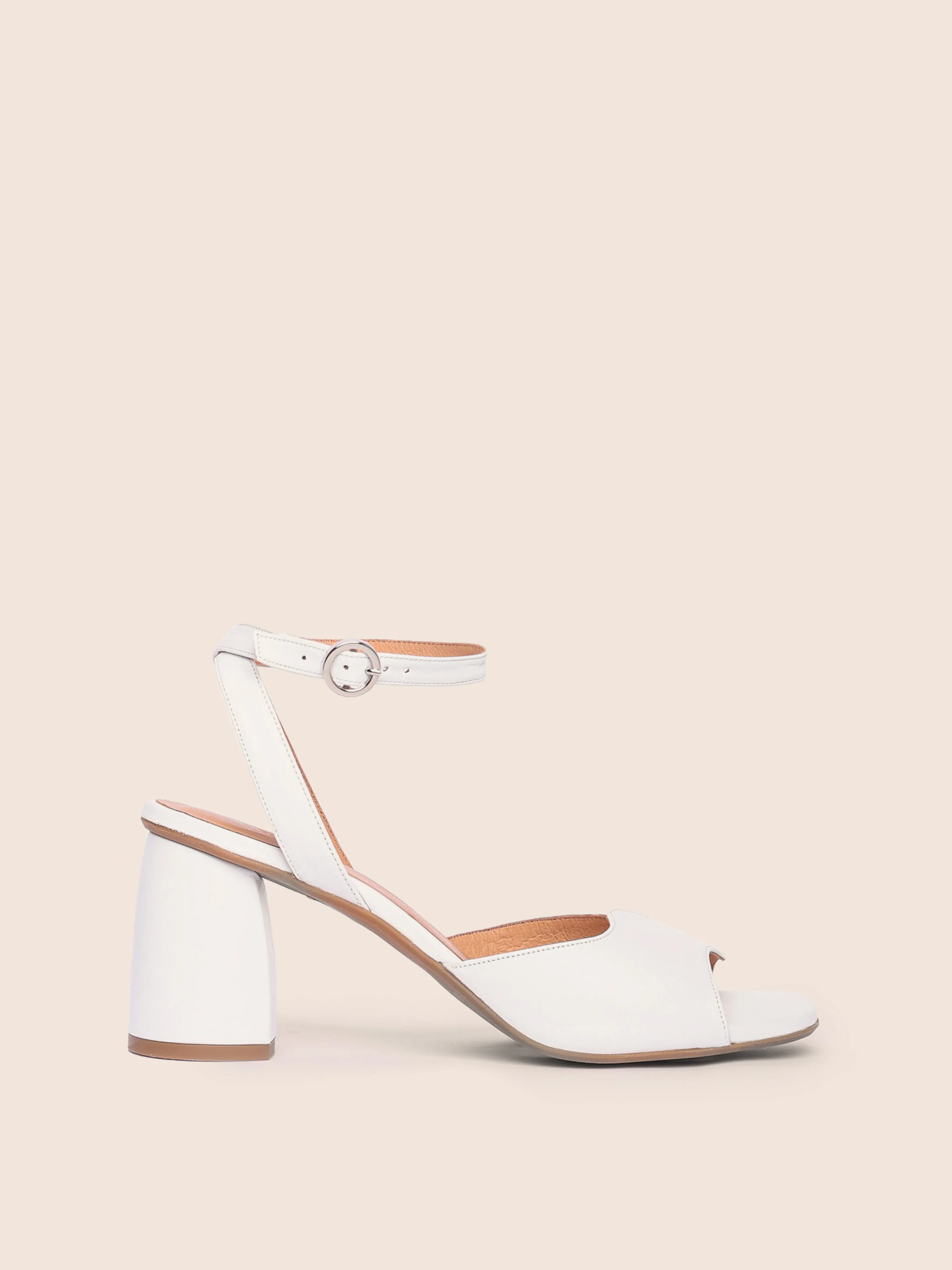 Breathable Malaga White Heel
