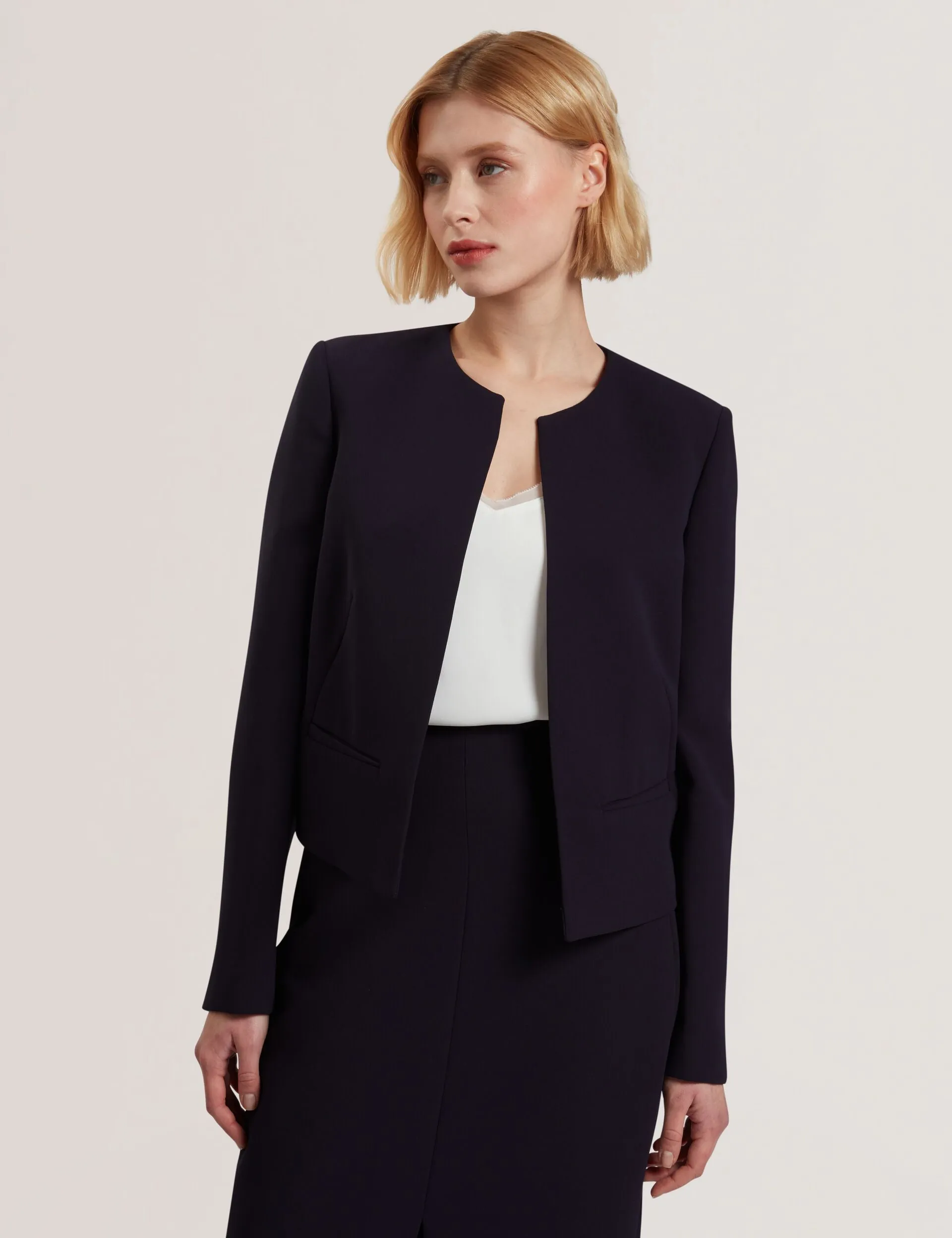 MANABJL | NAVY Shrink resistant Glove Friendly Cuff Design