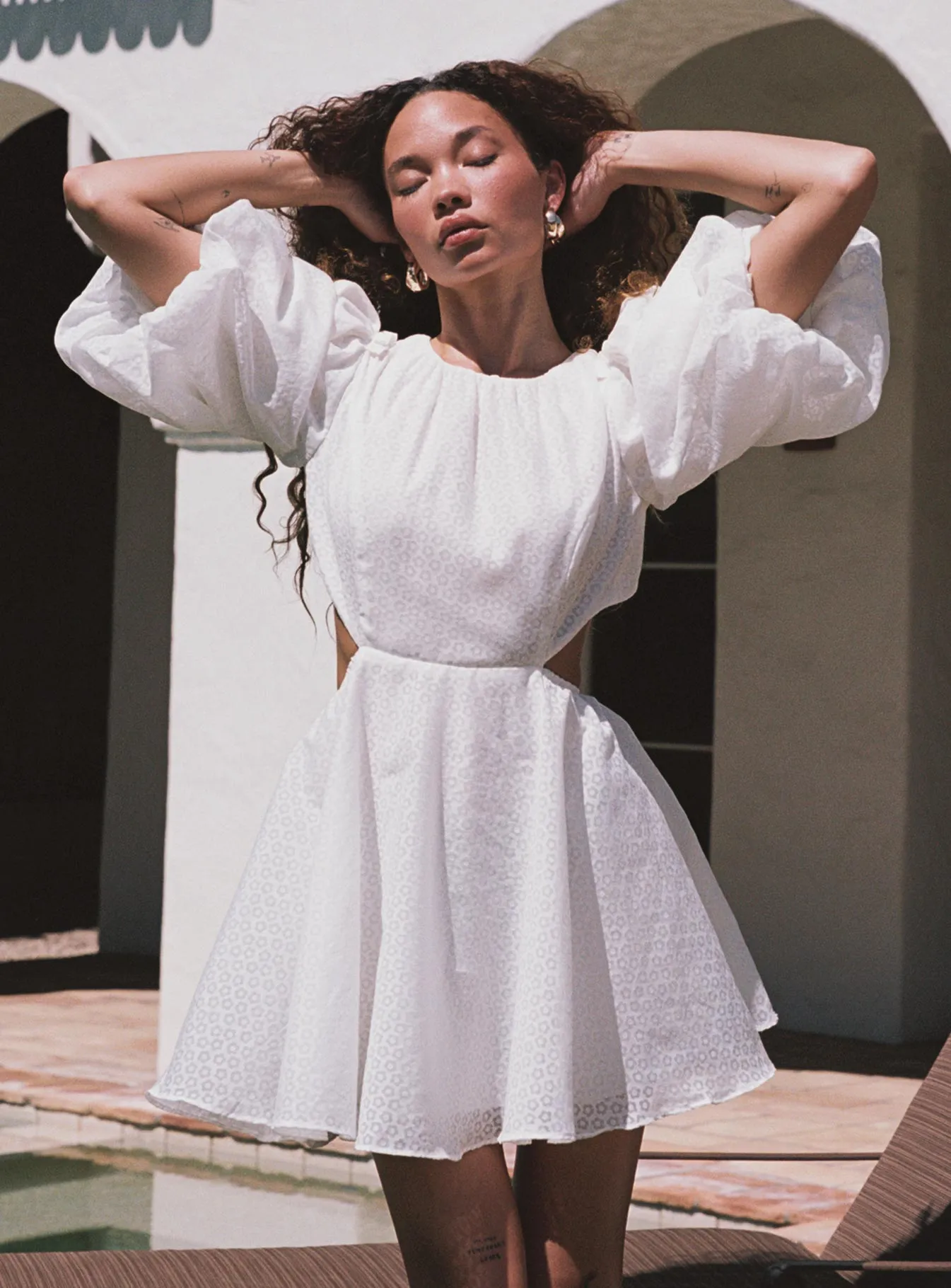 Refined Presence Marano Mini Dress White