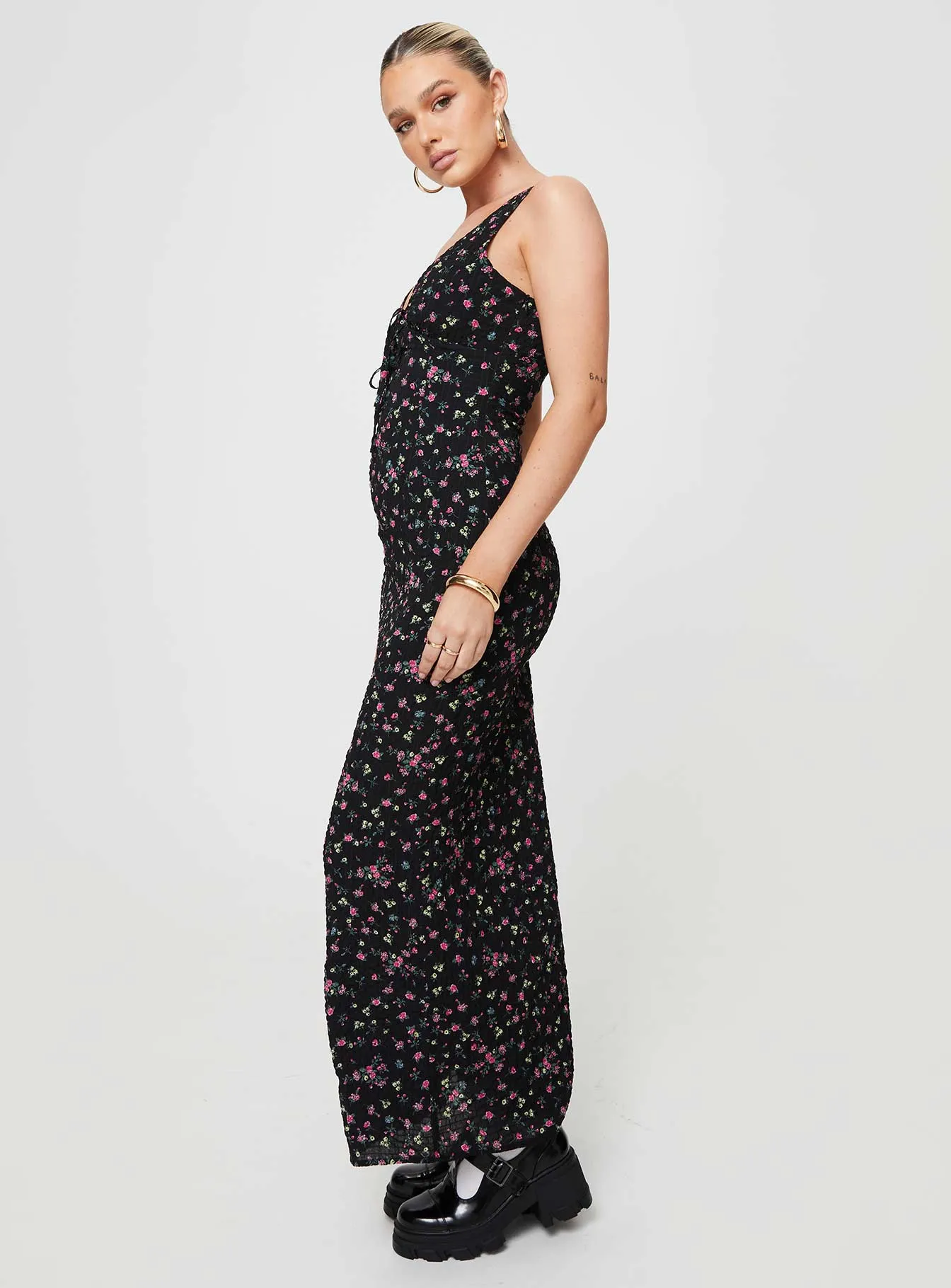Marlita Maxi Dress Black Wedding Style