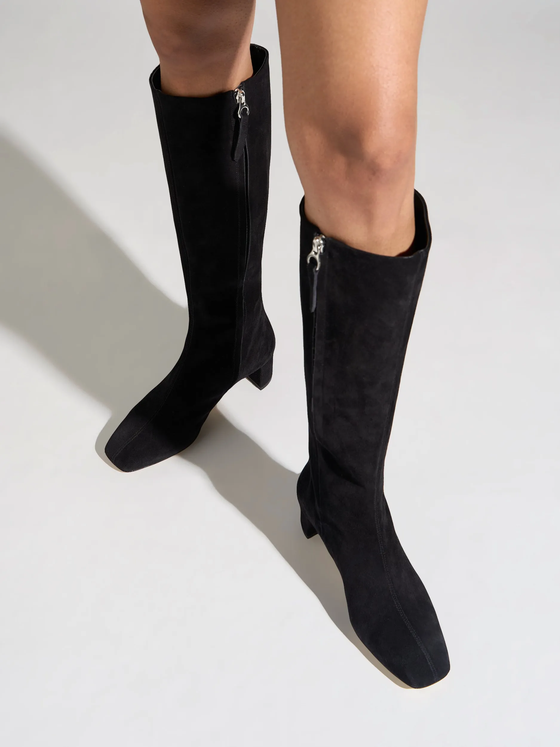 High Lift Marty Suede Knee-High Boots